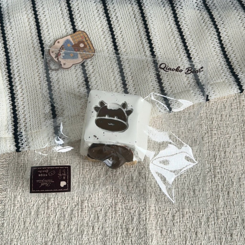 45057 Choco Bear Cow Chocolate (Dry Glutinous Rice Clay Texture Series) / 巧可熊捏捏 うしチョコレート(ドライもち米クレイ触感シリーズ)