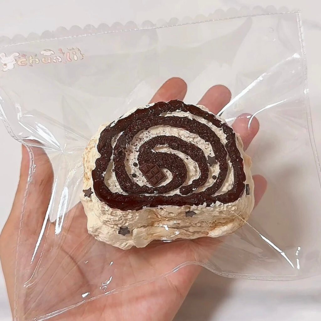 219032 Chun-li Chocolate Swirl Steamed Bun Slice (Glutinous Cream Texture Series) / Chun-li 巧克力卷卷馒头片（糯奶油触感系列）