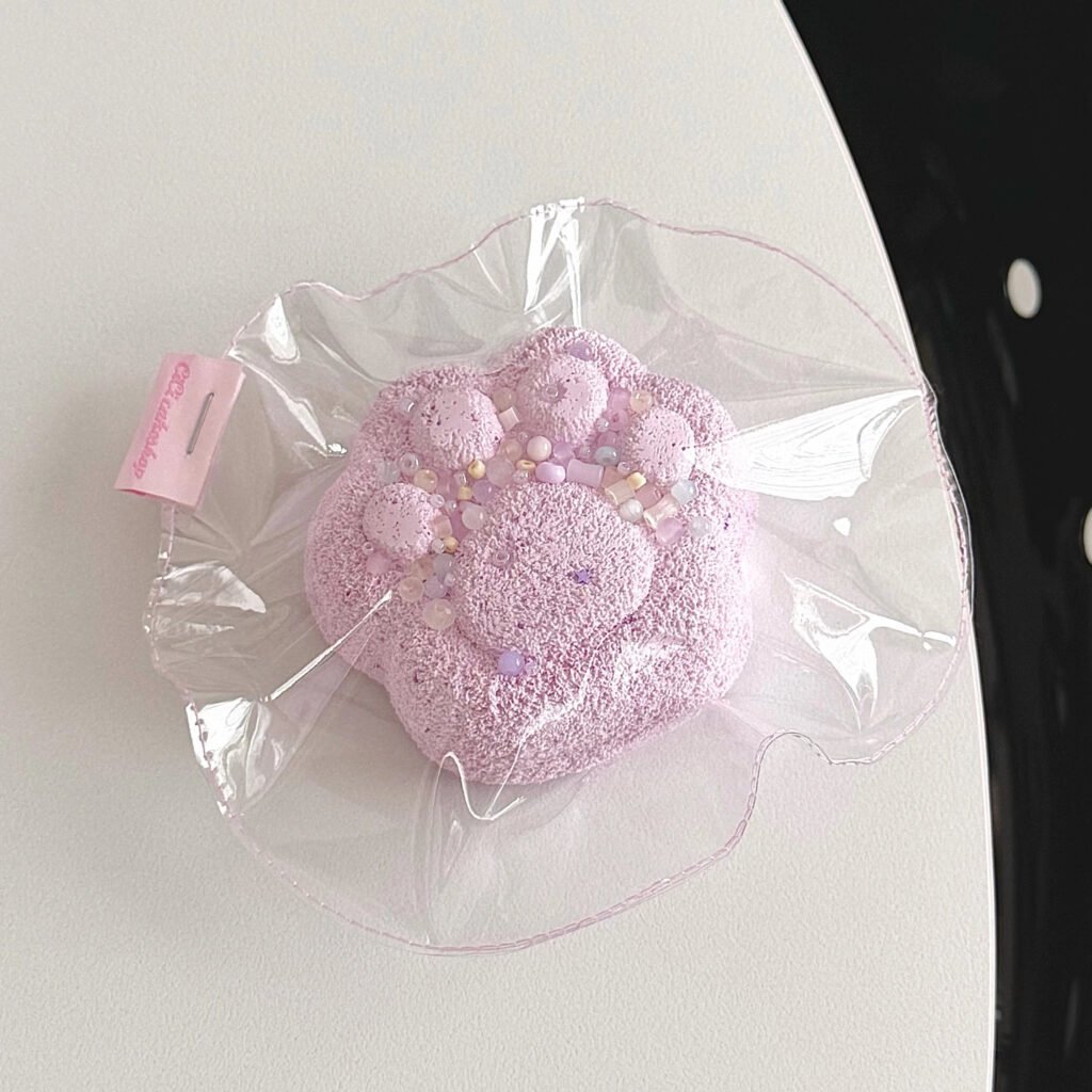 351006 Cici Purple Sweet Potato Cat Paw (Soft Cream Texture Series) / cici呢 紫薯猫爪（软奶油手感系列）