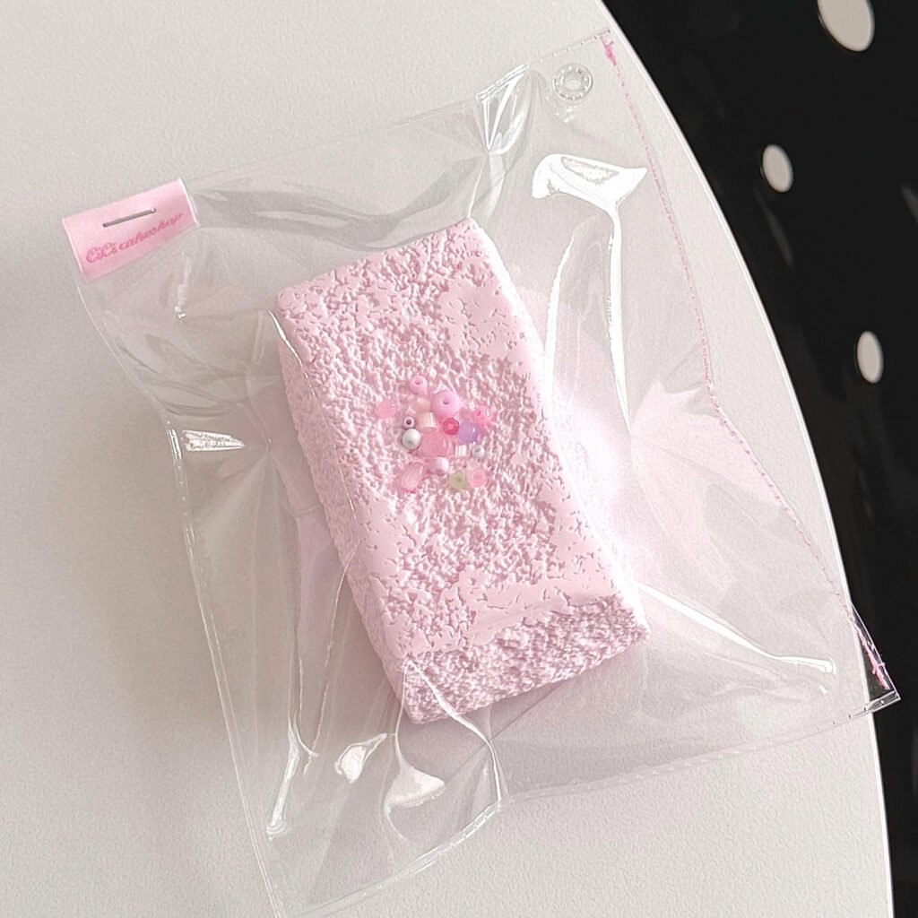 351014 Cici Rice Bead Long Toast - Back Staining (Soft Cream Texture Series) / cici呢 米珠长吐司（背面染色）（软奶油手感系列）