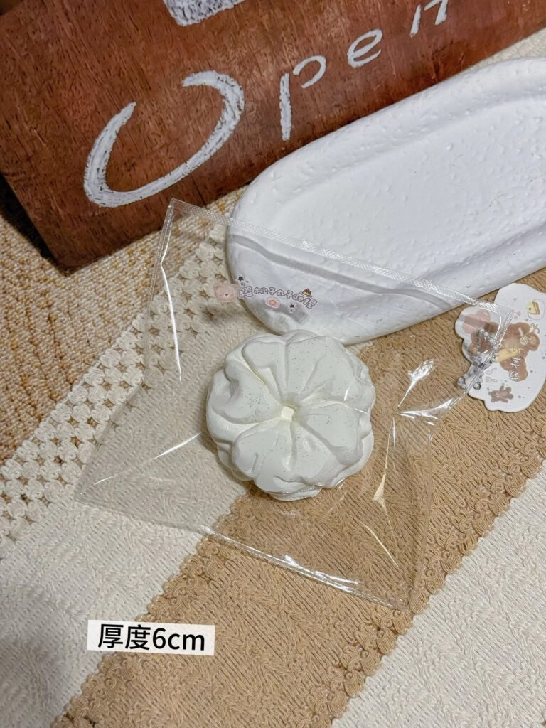 74055 Cherry Maruko Squishy Hair Scrunchie (Oven-Baked Cotton Clay Texture Series) / 樱桃子丸子的捏捏 发圈(烤箱版棉花泥触感系列)