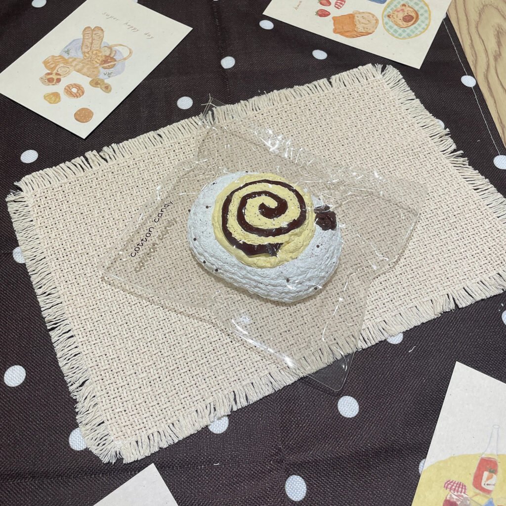 182036 Cotton Candy Nian Ring Senbei (Light Cream Texture Series) / 棉花糖捏 圈圈仙贝（轻奶油触感系列）