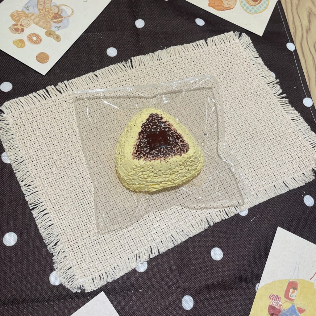 182041 Cotton Candy Nian Butter Triangle Rice Ball (Light Cream Texture Series) / 棉花糖捏 黄油三角饭团（轻奶油触感系列）