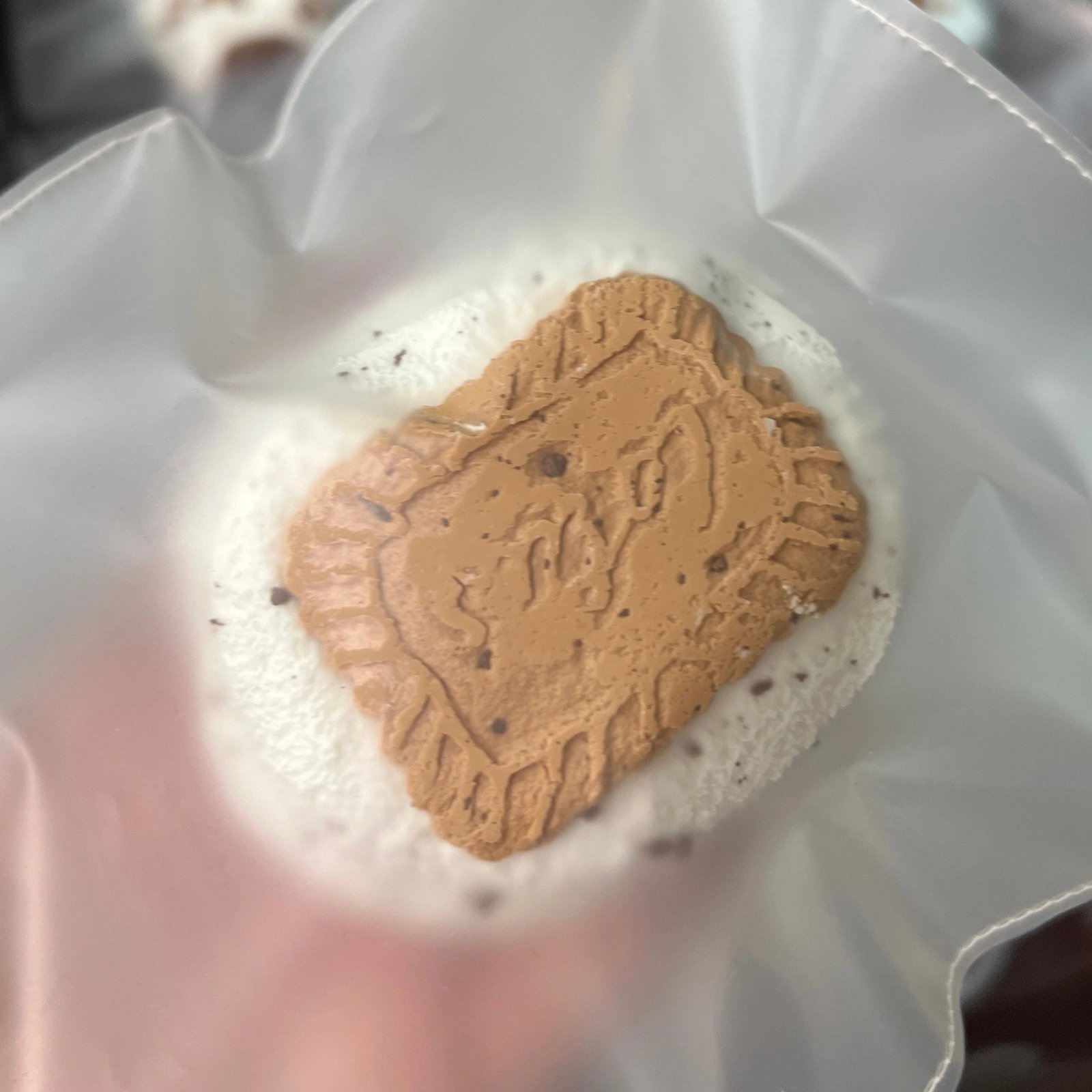 374009 Caramel Pea Caramel Cookie Rice Cake (Cotton Clay Texture Series) / 焦糖豌豆 焦糖饼干年糕(棉花泥触感系列)