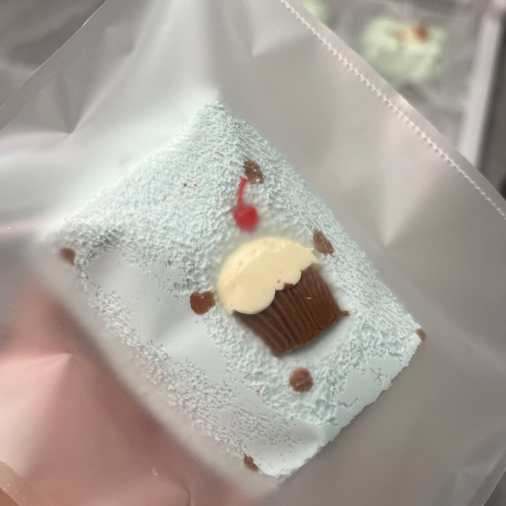 374015 Caramel Pea Polka Dot Marshmallow (Cotton Clay Texture Series) / 焦糖豌豆 波点棉花糖(棉花泥触感系列)