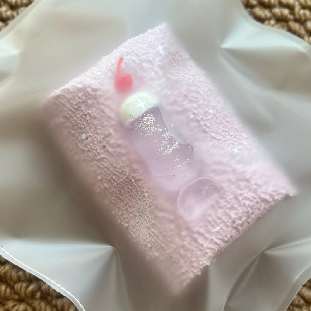374019 Caramel Pea Soda Marshmallow - Purple (Clay Texture Series) / 焦糖豌豆 汽水棉花糖紫色（黏土泥触感系列）