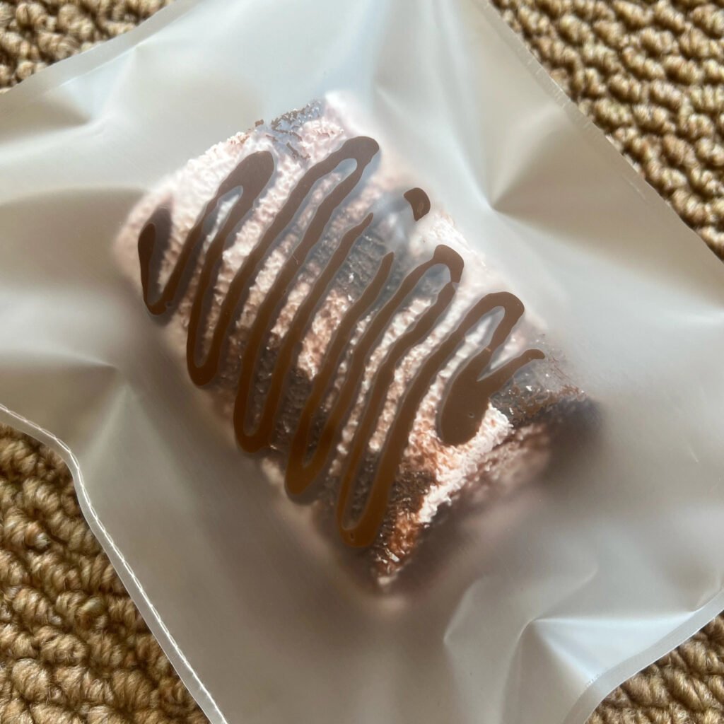 374023 Caramel Pea Chocolate Sauce Marshmallow - Pink (Clay Texture Series) / 焦糖豌豆 巧克力酱棉花糖粉色（黏土泥触感系列）