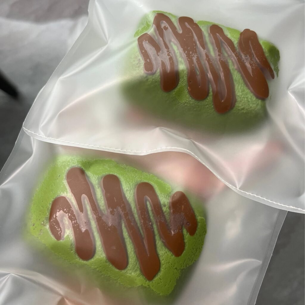 374026 Caramel Pea Matcha Chocolate Toast (Clay Texture Series) / 焦糖豌豆 抹茶巧克力吐司（黏土泥触感系列）