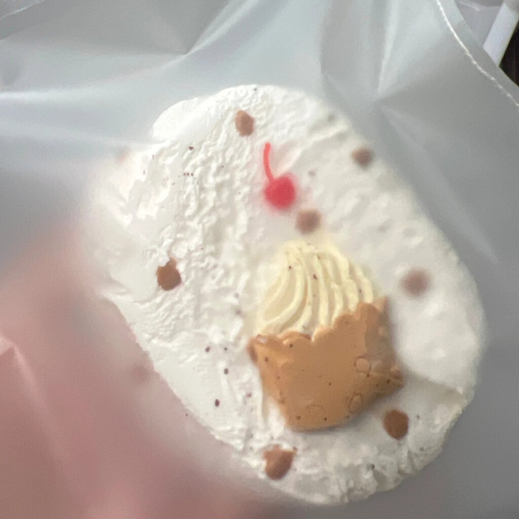 374032 Caramel Pea Cake Cheese - White (Clay Texture Series) / 焦糖豌豆 蛋糕干酪白（黏土泥触感系列）