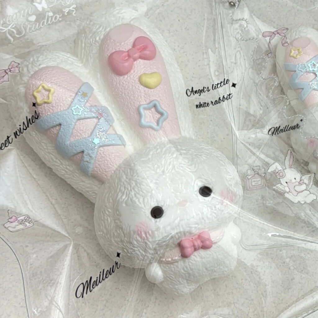 419010 Cream Puff Studio Large White Bunny (Cotton Cream Texture Series) / Cream Puff Studio 大白兔(棉奶油触感系列)