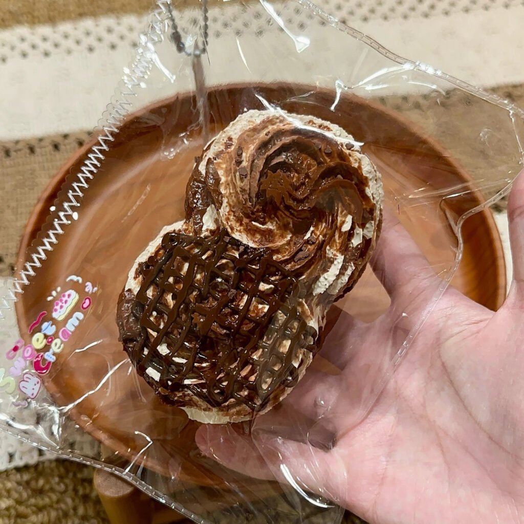 103006 Creamy Sweet Squishy Chocolate Double Cookie (Light Milk Paste Clay Texture Series) / 奶油小甜捏 巧克力二连曲奇（轻乳膏泥触感系列）