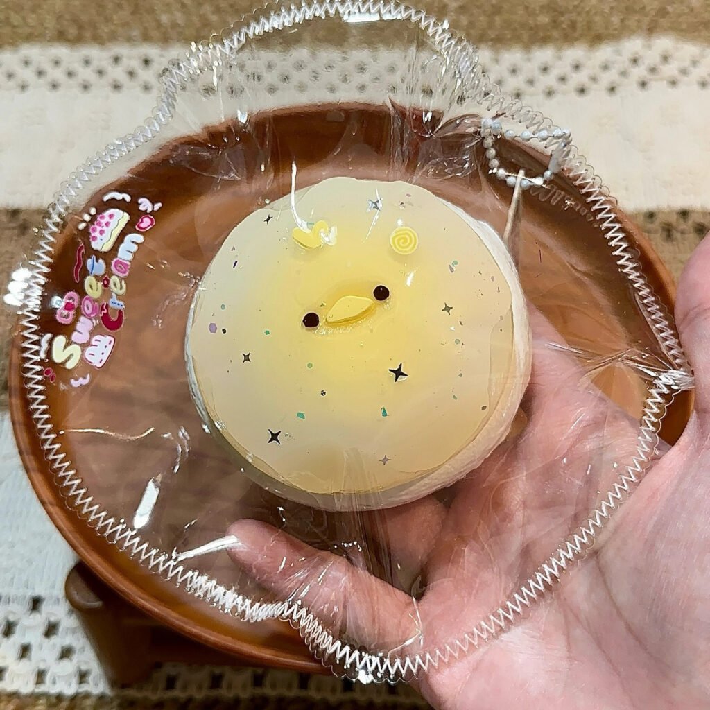 103028 Creamy Sweet Squishy Chick Double-Layer Dumpling (Oven Cream Clay Texture Series) / 奶油小甜捏 小鸡双层团子(烤箱奶油泥触感系列)