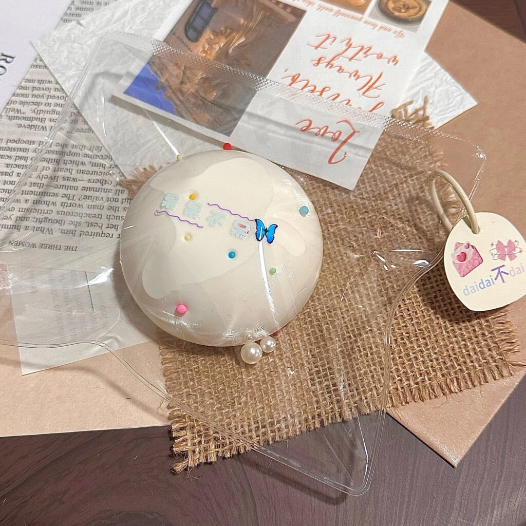 370001 Daidai Budai Moonlight Daifuku (Dry Cream Clay Texture Series) / 呆呆不呆 白月光大福（干奶油触感系列）