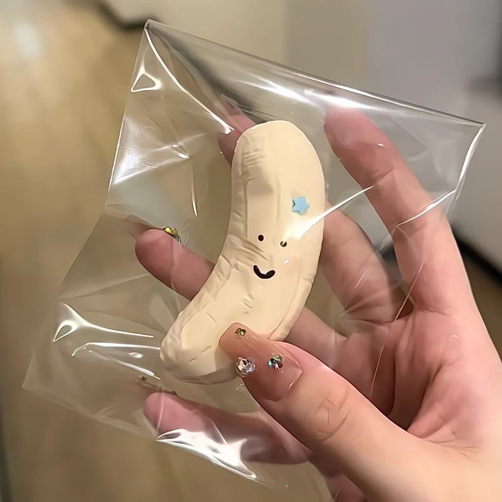 370014 Daidai Budai Banana Baby Smiling (Dry Cheese Clay Texture Series) / 呆呆不呆 香蕉宝宝嘻嘻（干酪触感系列）
