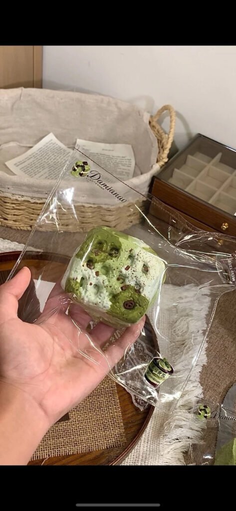 157028 Da Mianao Matcha Marshmallow Cookie / Da棉袄 抹茶棉花糖饼干