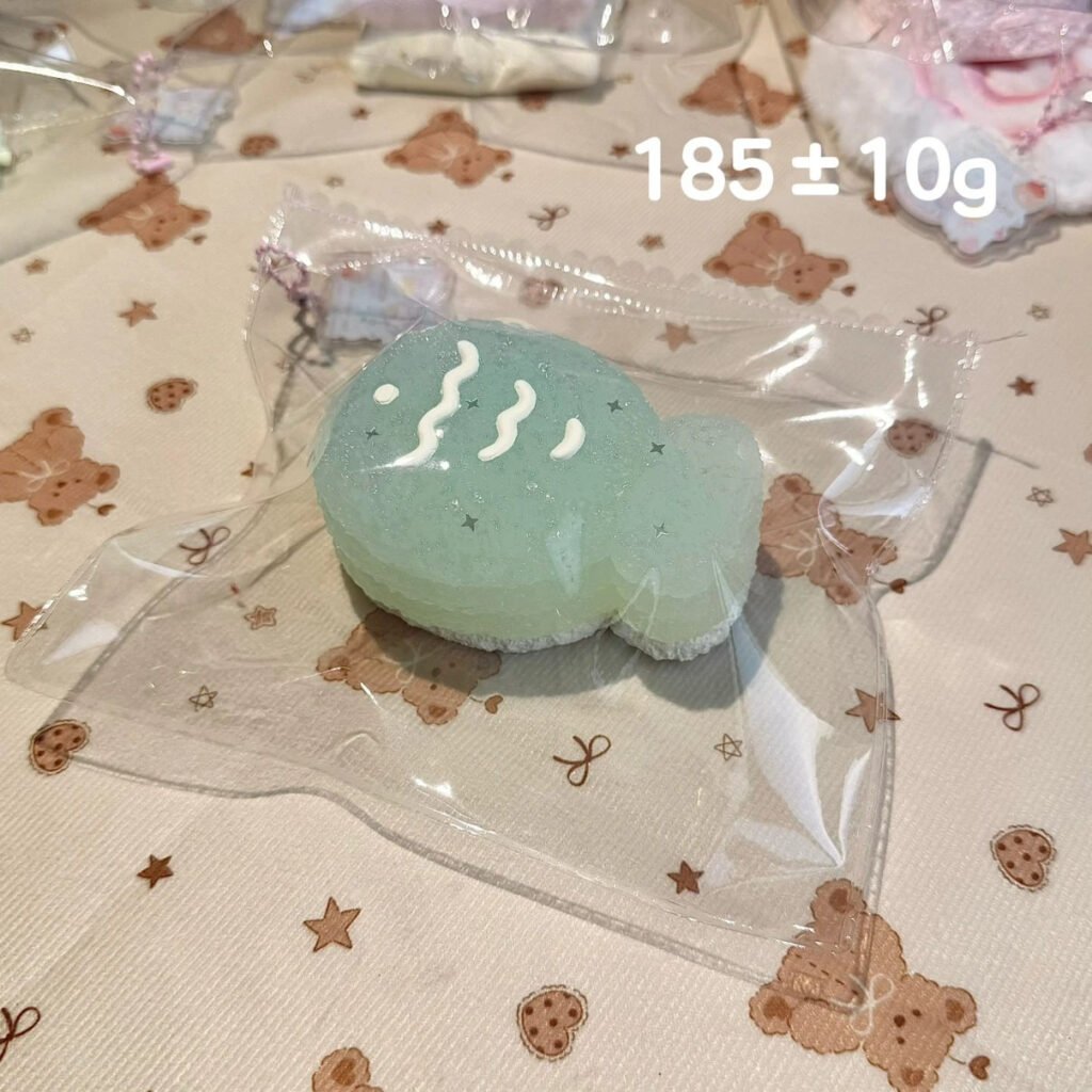 111050 DollCat Mint Jade Fish Gummy (Dense Clay Texture Series) / DollCat玩偶猫 薄荷翡翠小鱼软糖（扎紧泥触感系列）