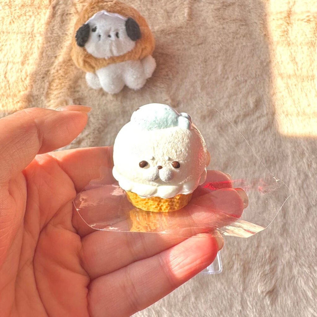 368133 Dun Shizai Mini Seal Ice Cream (Rice Cake Clay Texture Series) / 吨实在 小海豹冰淇淋鼻嘎(年糕泥触感系列)
