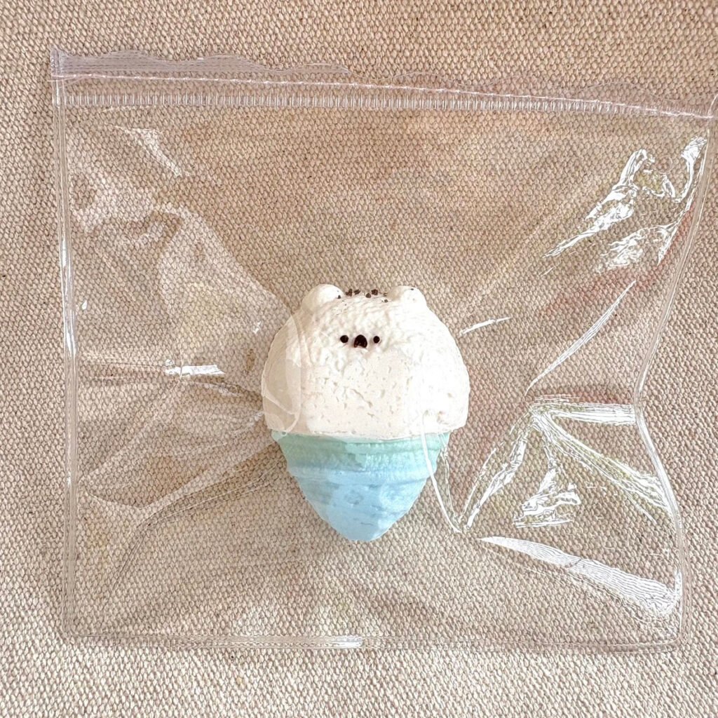 368158 Dun Shizai Sea Salt Hamster Ice Cream (Dry Clay Texture Series) / 吨实在 海盐鼠鼠冰淇淋小鼻嘎（干噎泥触感系列）