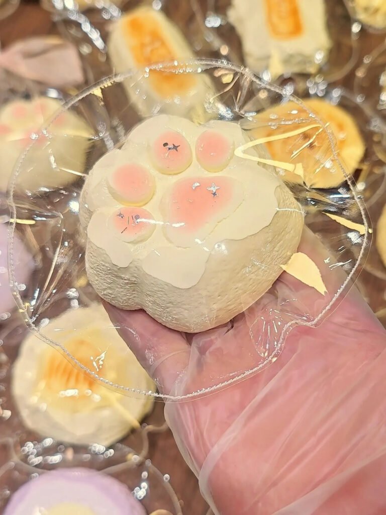 259071 Enze Nienie Peak Edition Peach Cat Paw (BT Soft Yogurt Clay Texture Series) / 恩泽捏捏(巅峰版) ピーチねこ肉球 (BTソフトヨーグルトクレイ触感シリーズ)
