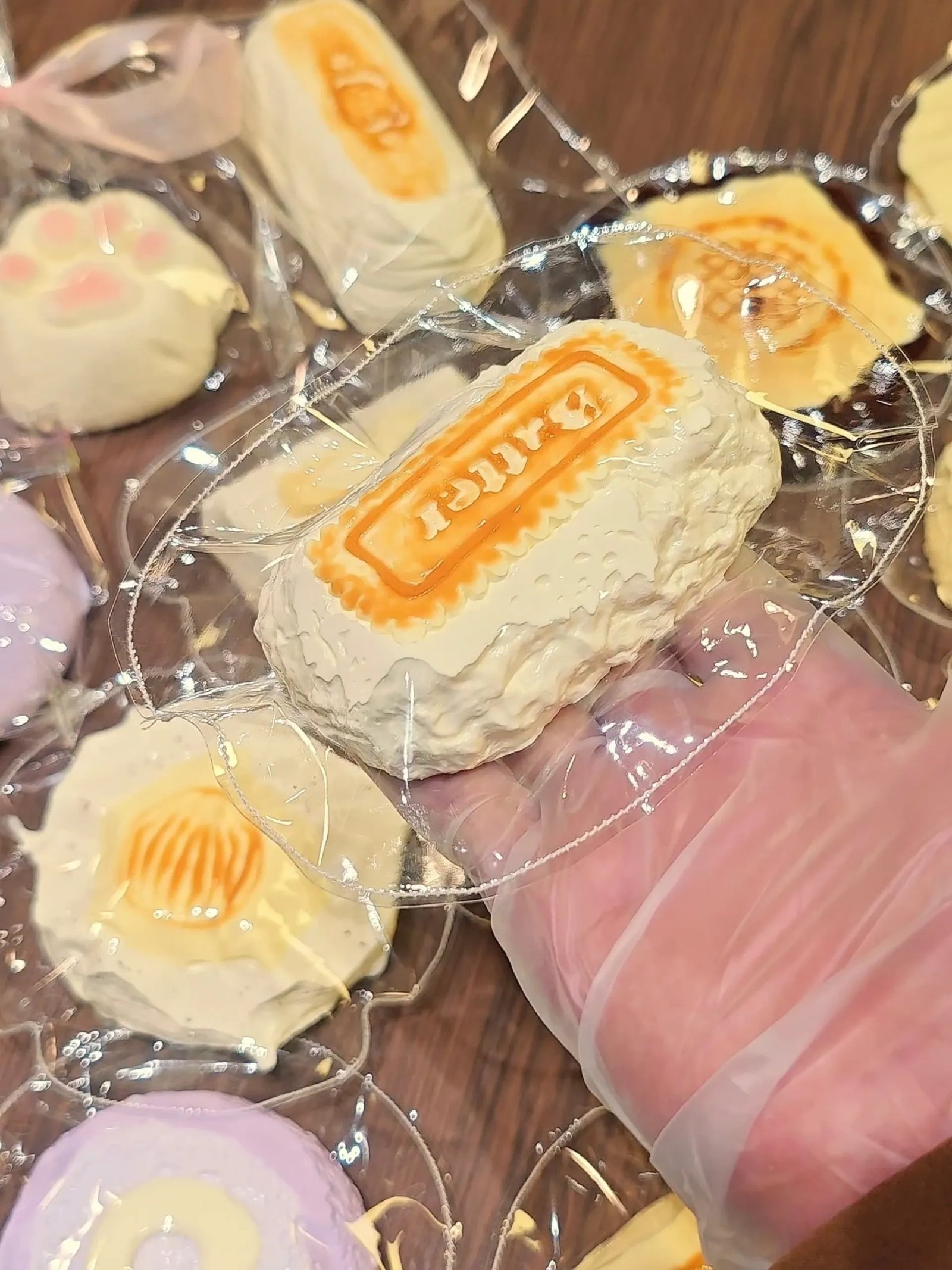 259078 Enze Nienie Peak Edition Cream Sandwich Cookie (BT Soft Yogurt Clay Texture Series) / 恩泽捏捏(巅峰版) クリームサンドクッキー (BTソフトヨーグルトクレイ触感シリーズ)