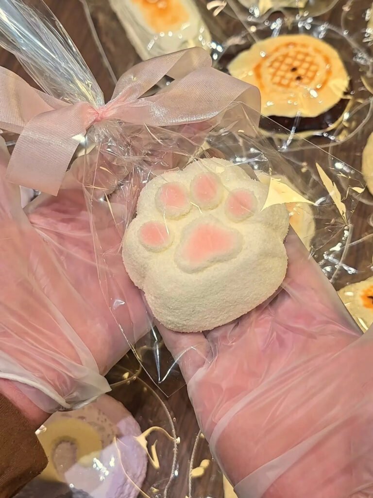 259087 Enze Nienie Peak Edition Fuzzy Peach Cat Paw (BT Soft Yogurt Clay Texture Series) / 恩泽捏捏（巅峰版） ふわふわピーチねこ肉球 (BTソフトヨーグルトクレイ触感シリーズ)