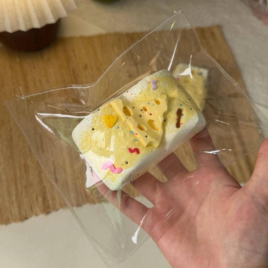 388007 Fayefaye Cheese Double Marshmallow (Glutinous Cream Texture Series) / Fayefaye 奶酪二连棉花糖（糯奶油触感系列）
