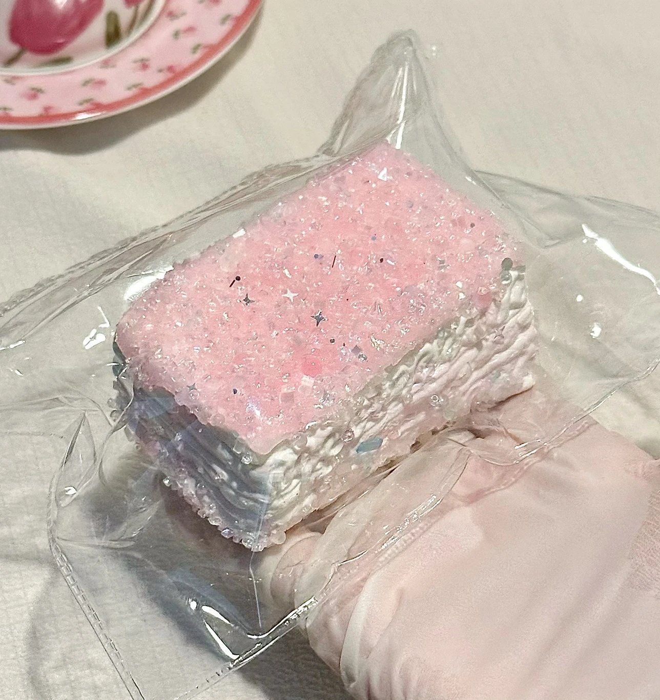 344000 Five Cats Squishy Pink Sugar Mille-Feuille / 五只猫捏捏 ピンクシュガーミルフィーユ