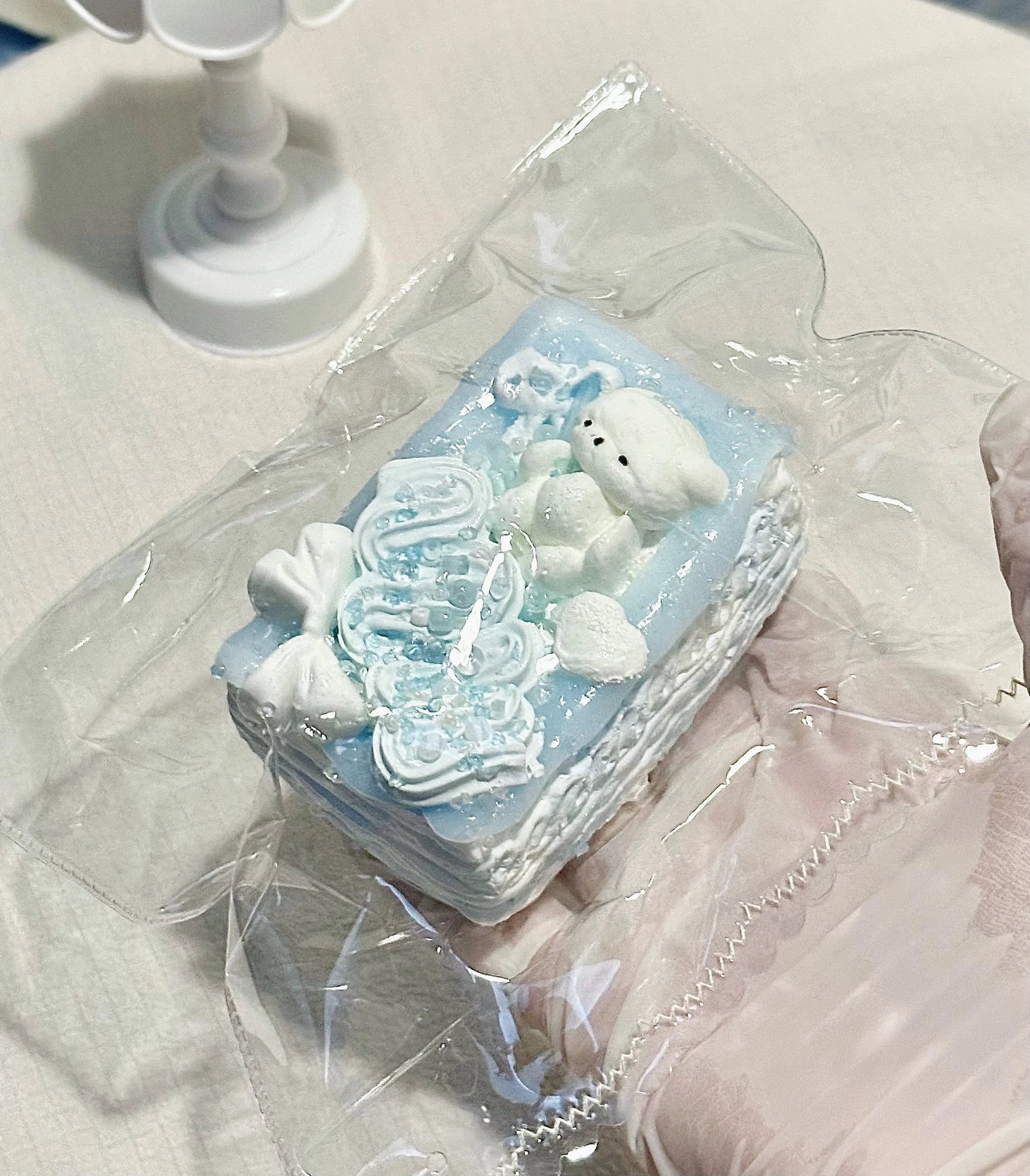 344017 Five Cats Squishy Cream Bear Mille-Feuille / 五只猫捏捏 クリームベアミルフィーユ