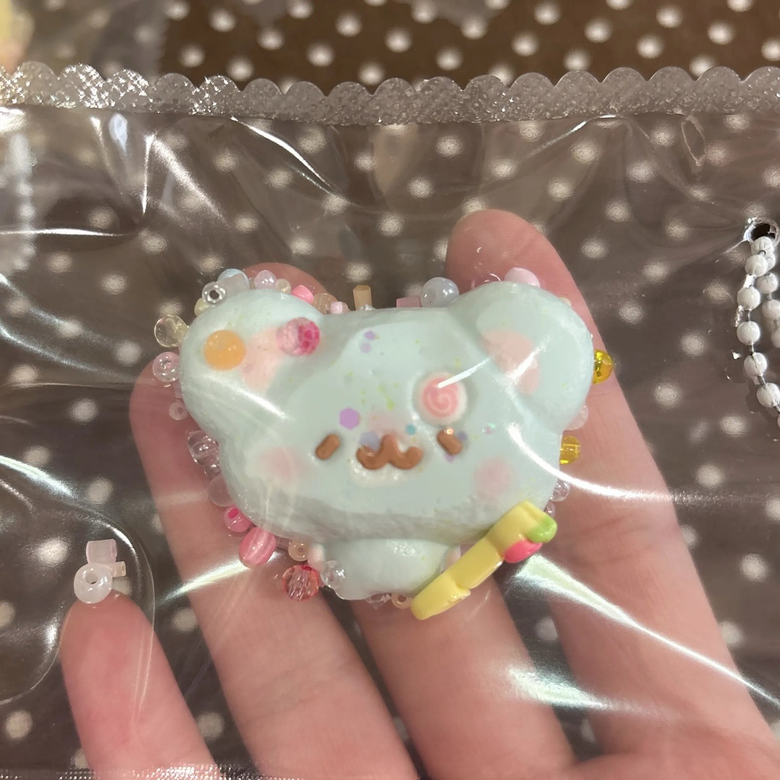 336001 Good Cat Morning Little Bear (Cream Paste Clay Texture Series) / 咕德猫宁捏 こぐま (クリームペーストクレイ触感シリーズ)