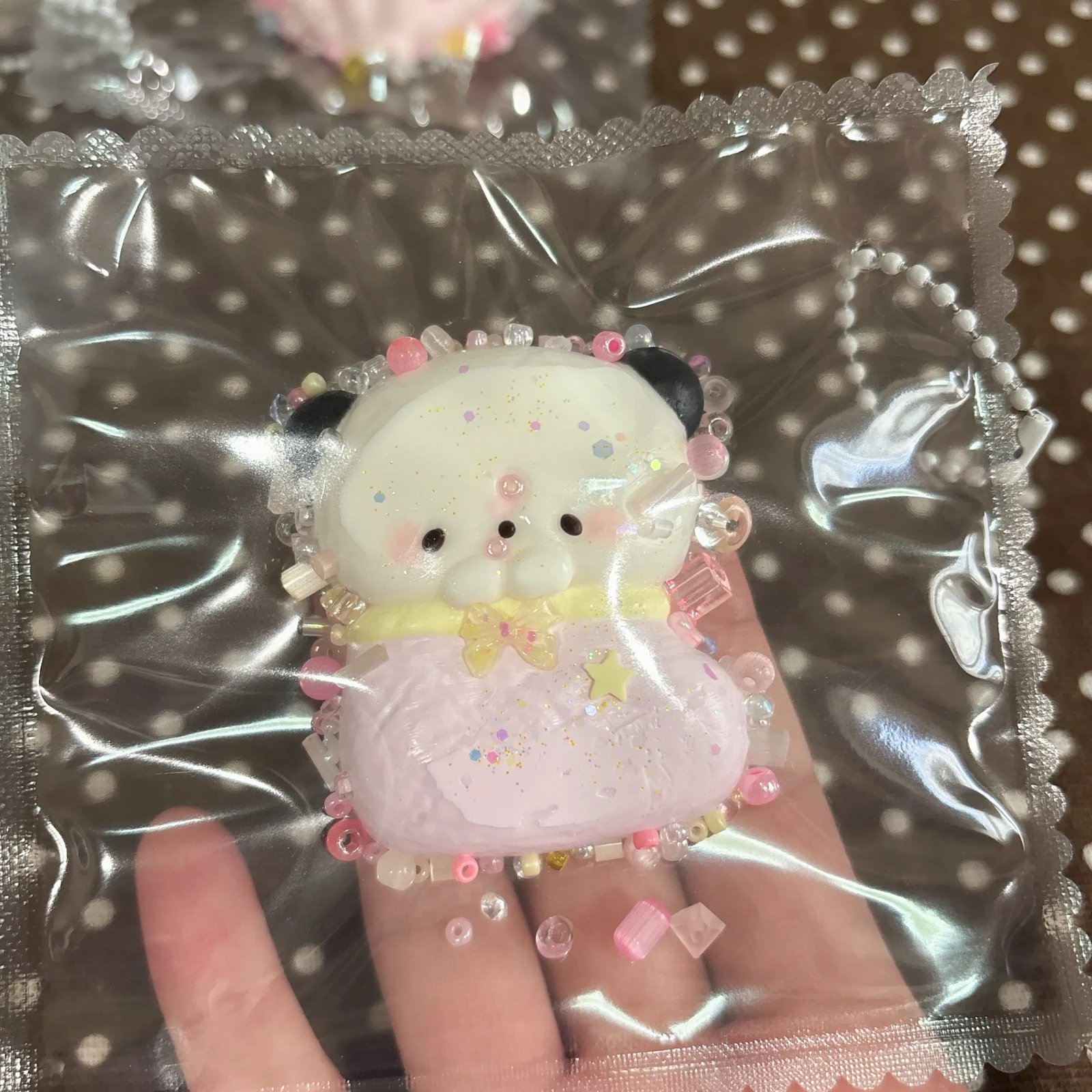 336011 Good Cat Morning Bear Sock (Cream Paste Clay Texture Series) / 咕德猫宁捏 くまソックス (クリームペーストクレイ触感シリーズ)