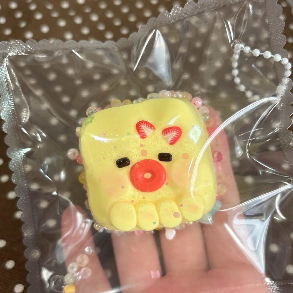 336013 Good Cat Morning Square Octopus 2 (Cream Paste Clay Texture Series) / 咕德猫宁捏 四角いたこ2 (クリームペーストクレイ触感シリーズ)