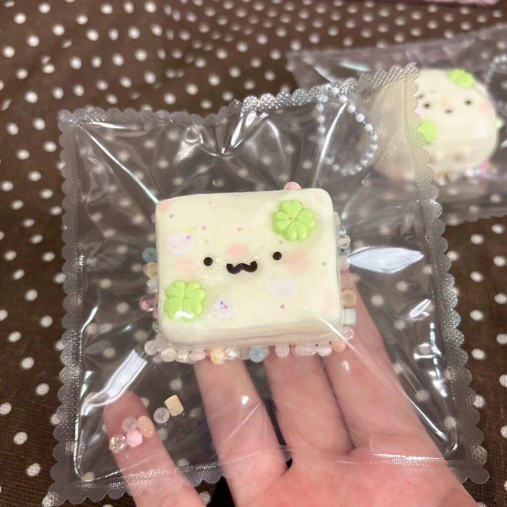 336015 Good Cat Morning Carrot Cube (Cream Paste Clay Texture Series) / 咕德猫宁捏 にんじんキューブ (クリームペーストクレイ触感シリーズ)