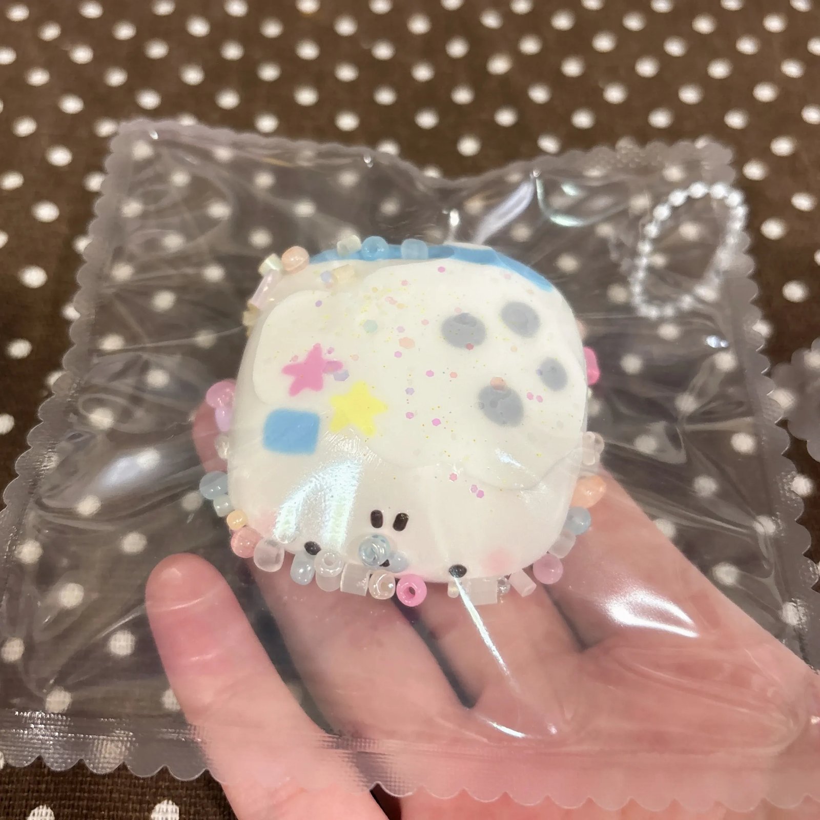 336029 Good Cat Morning Flat Seal (Cream Paste Clay Texture Series) / 咕德猫宁捏 ぺたんこアザラシ (クリームペーストクレイ触感シリーズ)
