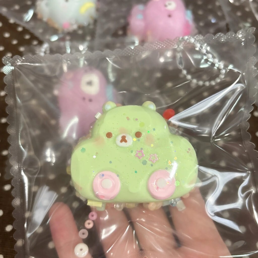 336031 Good Cat Morning Bear Car (Cream Paste Clay Texture Series) / 咕德猫宁捏 くまカー (クリームペーストクレイ触感シリーズ)