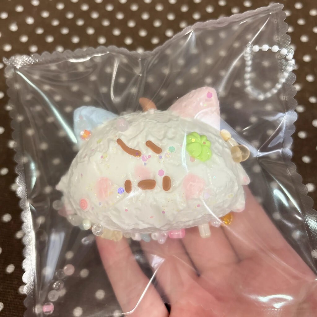 336045 Good Cat Morning Cat Head (Cream Paste Clay Texture Series) / 咕德猫宁捏 ねこの顔 (クリームペーストクレイ触感シリーズ)
