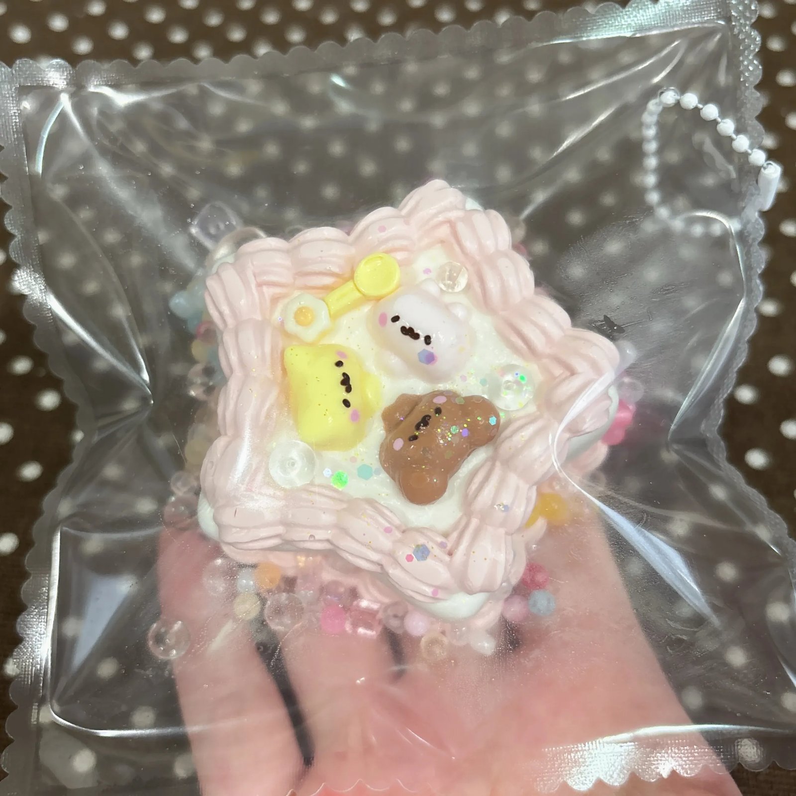 336046 Good Cat Morning Little Animal Cake (Special Price) (Cream Paste Clay Texture Series) / 咕德猫宁捏 小動物ケーキ(特価) (クリームペーストクレイ触感シリーズ)