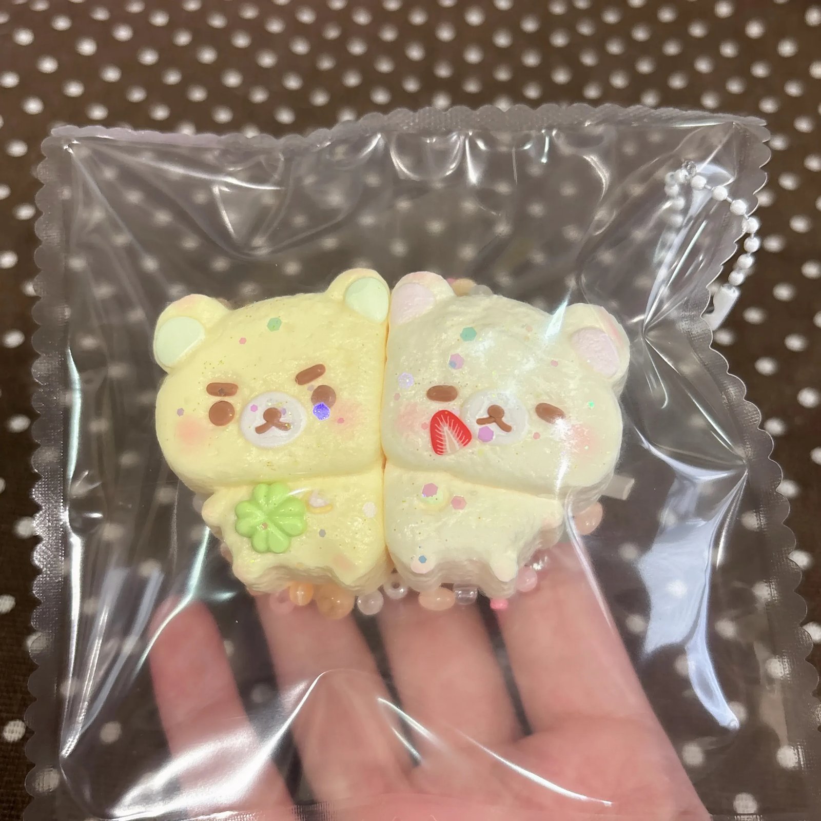 336047 Good Cat Morning Cuddling Bears (Cream Paste Clay Texture Series) / 咕德猫宁捏 寄り添うくまたち (クリームペーストクレイ触感シリーズ)