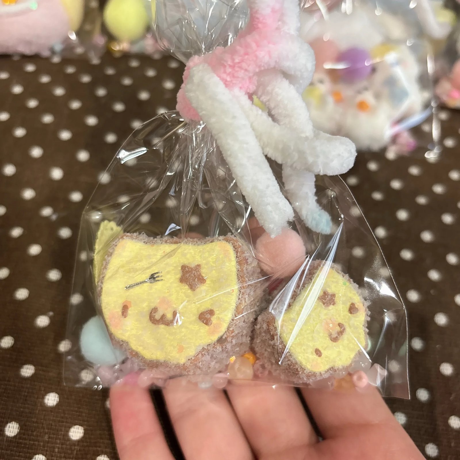 336055 Good Cat Morning Cat Cookie (Powder-Coated Cream Paste Clay Texture Series) / 咕德猫宁捏 ねこクッキー (パウダーコーティング・クリームペーストクレイ触感シリーズ)