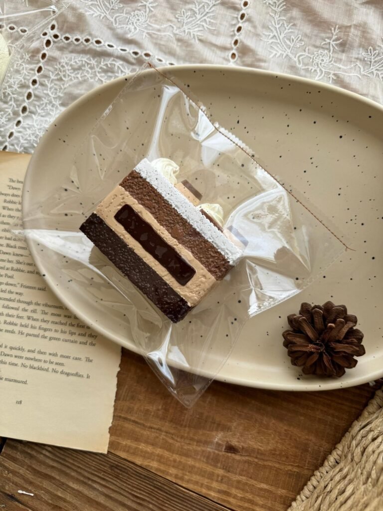 347013 Happy Hamburger Four-Layer Pudding Cake (Soft Clay Texture Series) / 开心汉堡包 四层布丁蛋糕（软黏土触感系列）