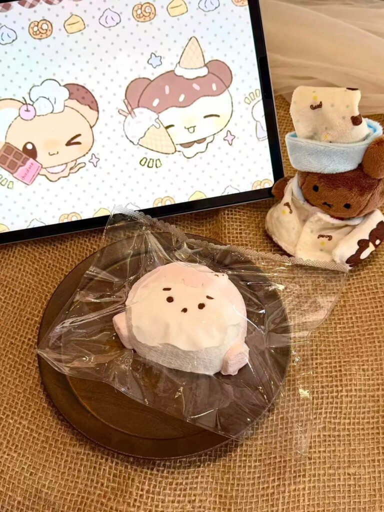 21053 Heqiqi Pink Fluffy Ball (Soft Cream Clay Texture Series) / 禾七七 粉毛小丸子（软奶油触感系列）