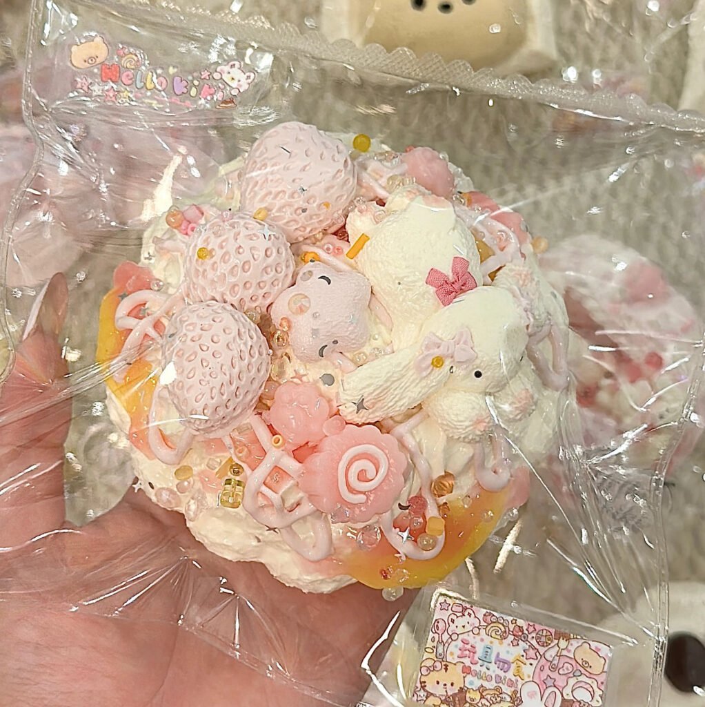 50033 HelloKiki Jam Donut (Water Cream Texture Series) / hellokiki捏捏 果酱甜甜圈（水奶油触感系列）