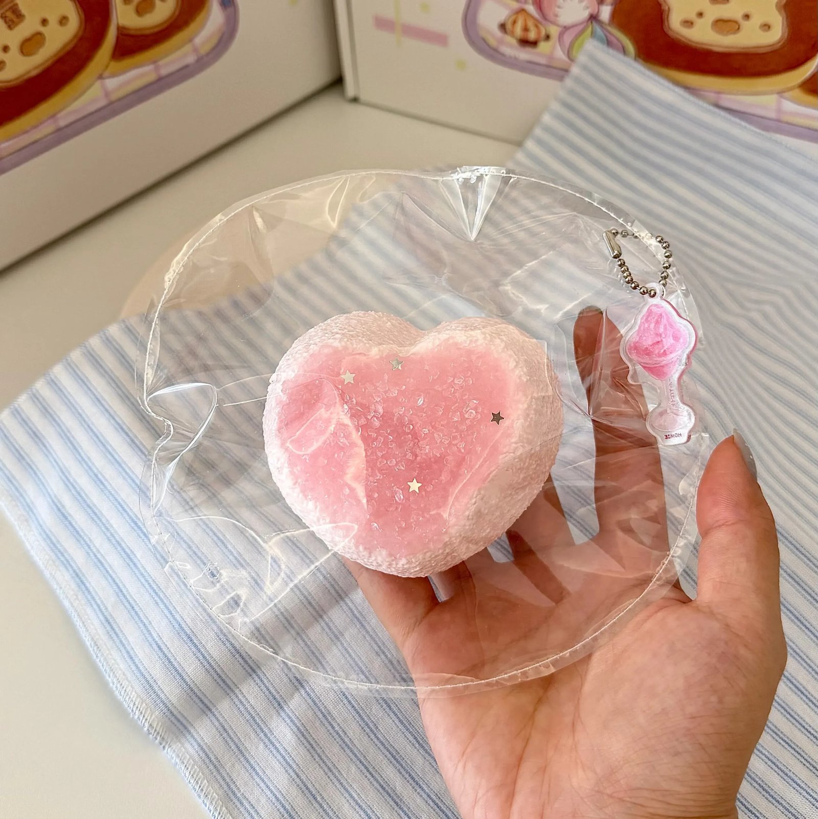 170000 Homie Studio Heart Crushed Ice (Milk Glutinous Clay Texture Series) / 厚米捏捏事务所 爱心碎碎冰(奶糯泥触感系列)