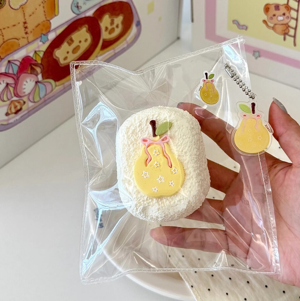 170003 Homie Studio Star Pear Senbei (Milk Glutinous Clay Texture Series) / 厚米捏捏事务所 星星梨仙贝(奶糯泥触感系列)