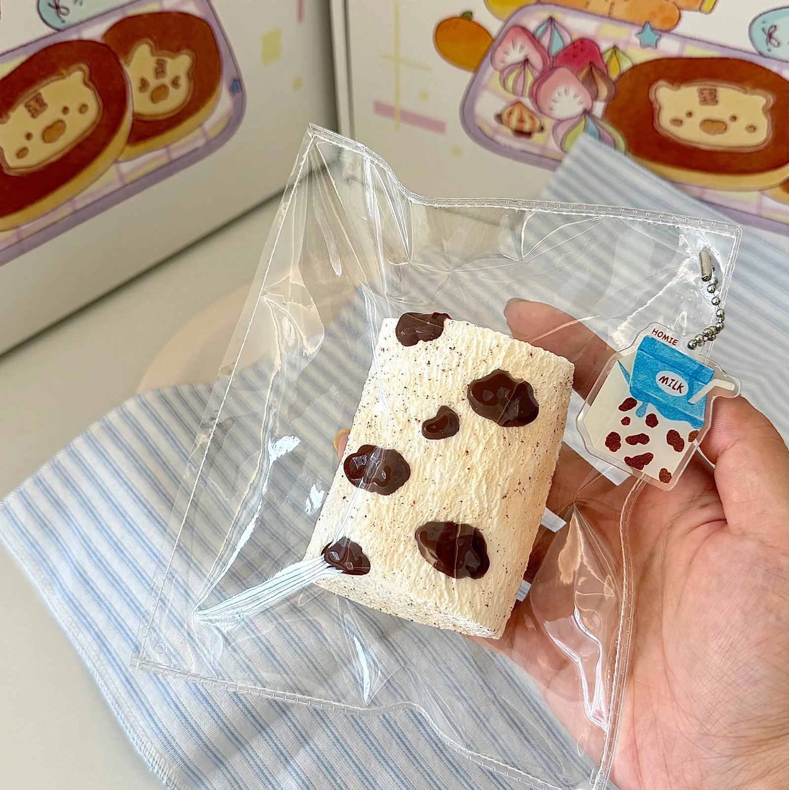 170004 Homie Studio Cow Marshmallow (Milk Glutinous Clay Texture Series) / 厚米捏捏事务所 奶牛棉花糖(奶糯泥触感系列)