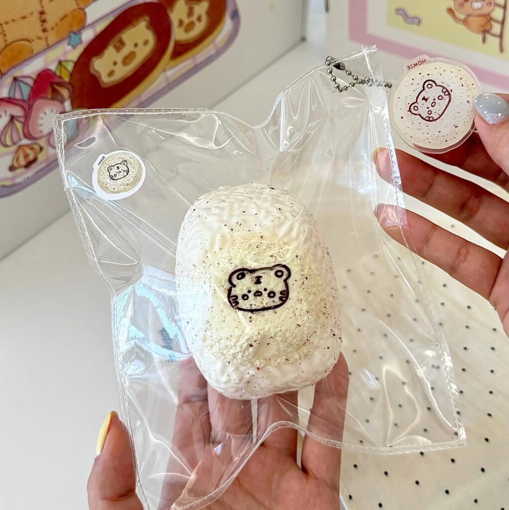 170018 Homie Studio Homie Little Tiger Ice Cream Rice Ball (Soft Cheese Clay Texture Series) / 厚米捏捏事务所 厚米牌小老虎冰淇凌饭团（软干酪触感系列）