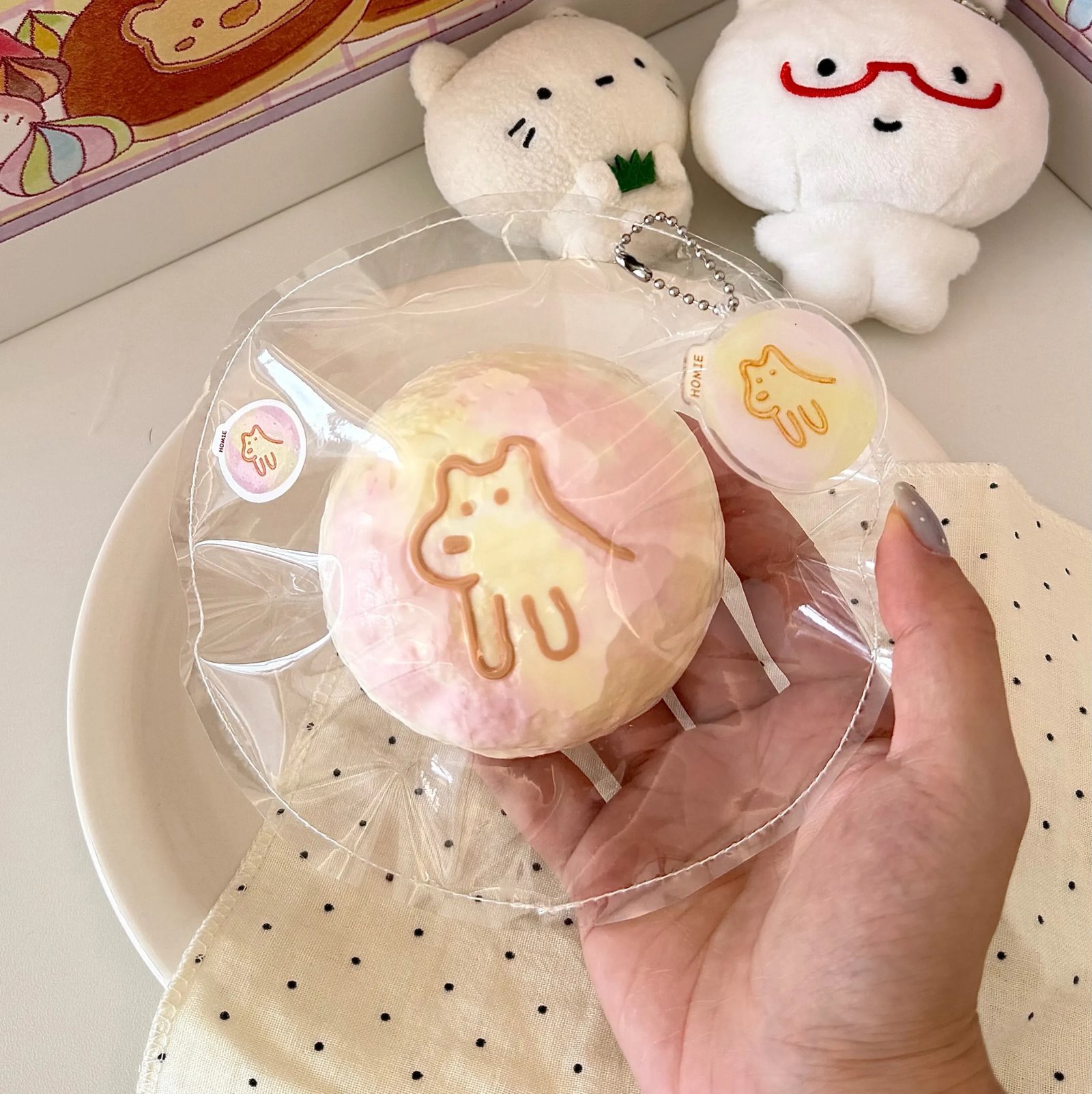 170028 Homie Studio Muni Bread (Soft Cheese Clay Texture Series) / 厚米捏捏事务所 姆尼面包(软干酪触感系列)