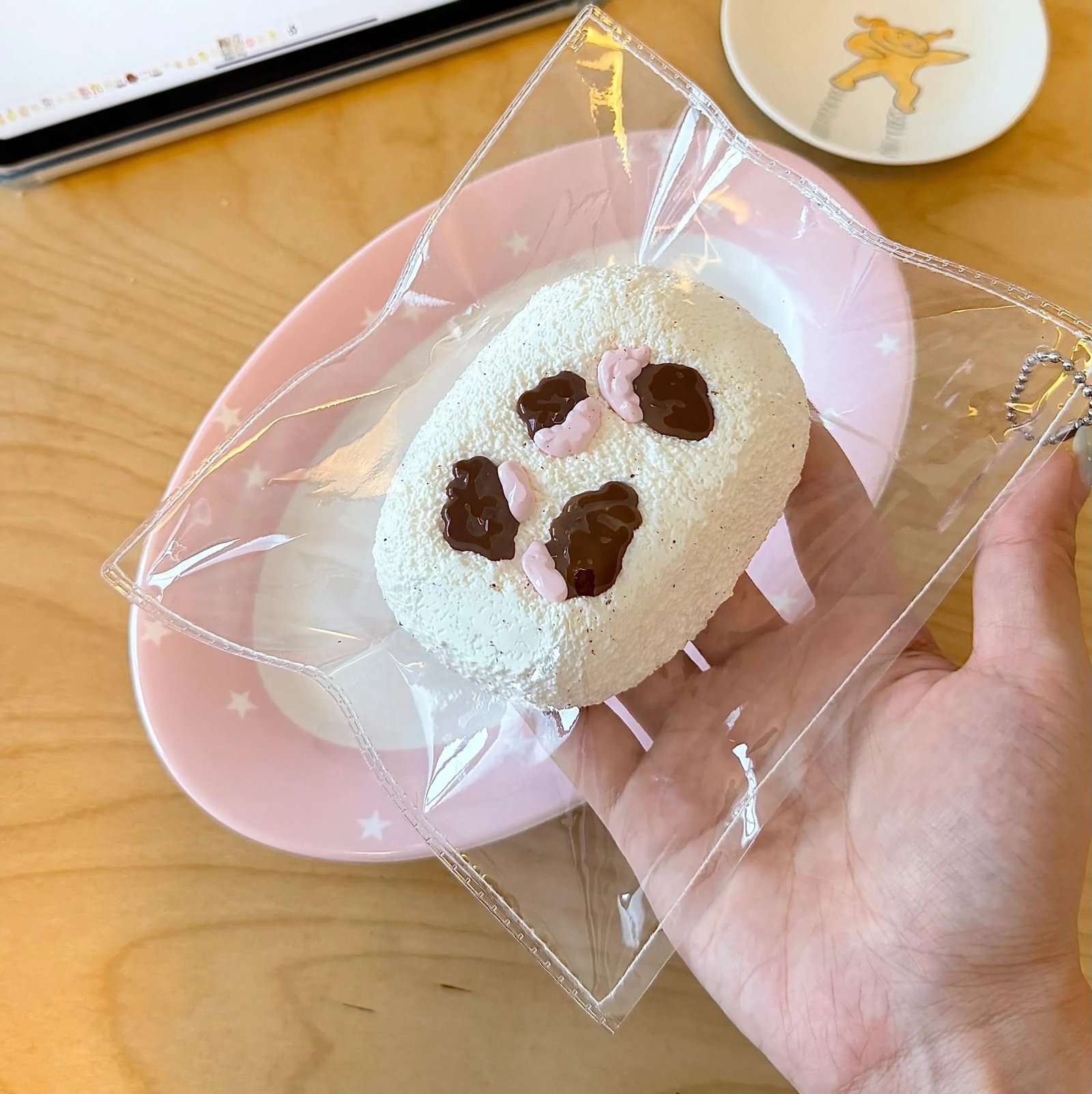 170039 Homie Studio Strawberry Chocolate Senbei (Rich Yogurt Clay Texture Series) / 厚米捏捏事务所 ストロベリーチョコせんべい (濃厚ヨーグルトクレイ触感シリーズ)