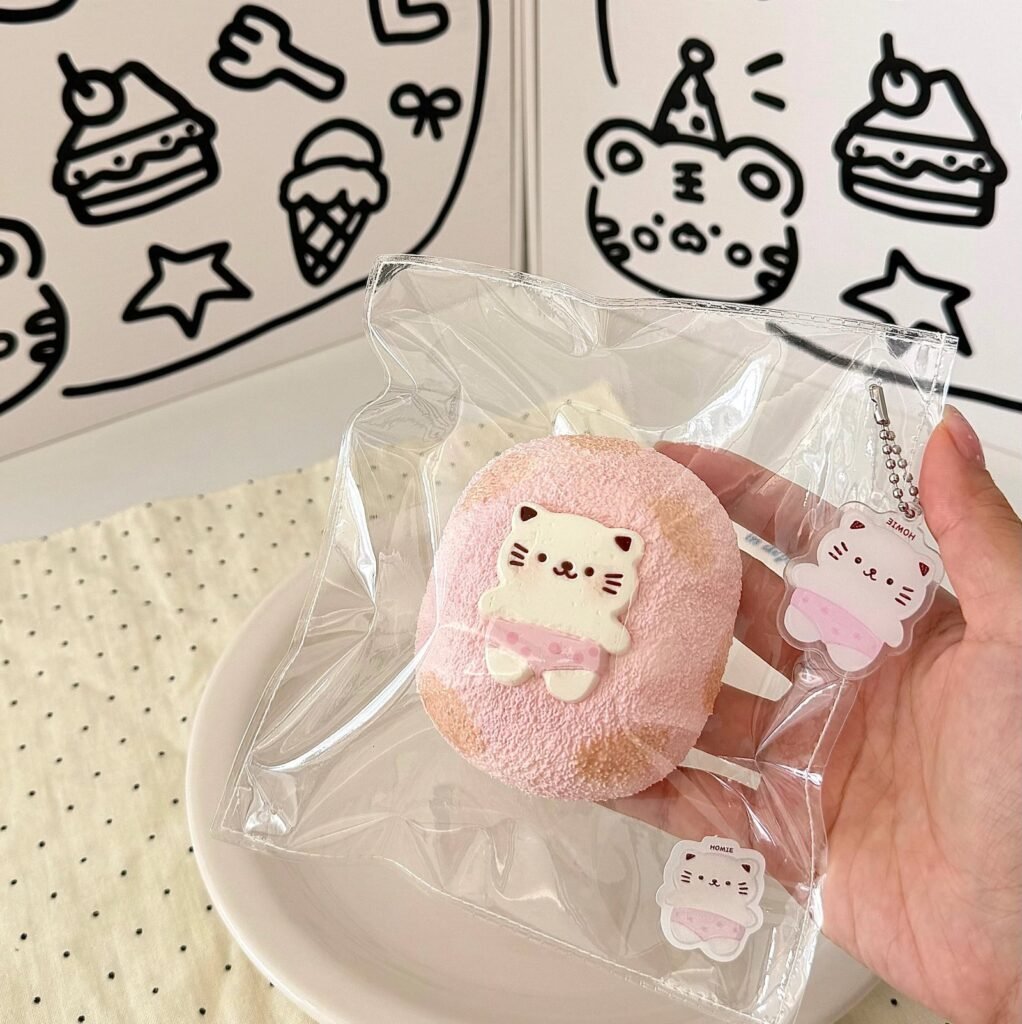 170043 Homie Studio Kitten in Shorts Rice Cracker (Soft Cheese Clay Texture Series) / 厚米捏捏事务所 裤衩小咪仙贝（软干酪触感系列）