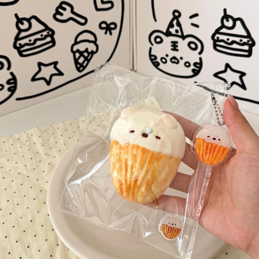 170045 Homie Studio Sniffly Bear Madeleine (Soft Cheese Clay Texture Series) / 厚米捏捏事务所 鼻涕熊玛德琳(软干酪触感系列)