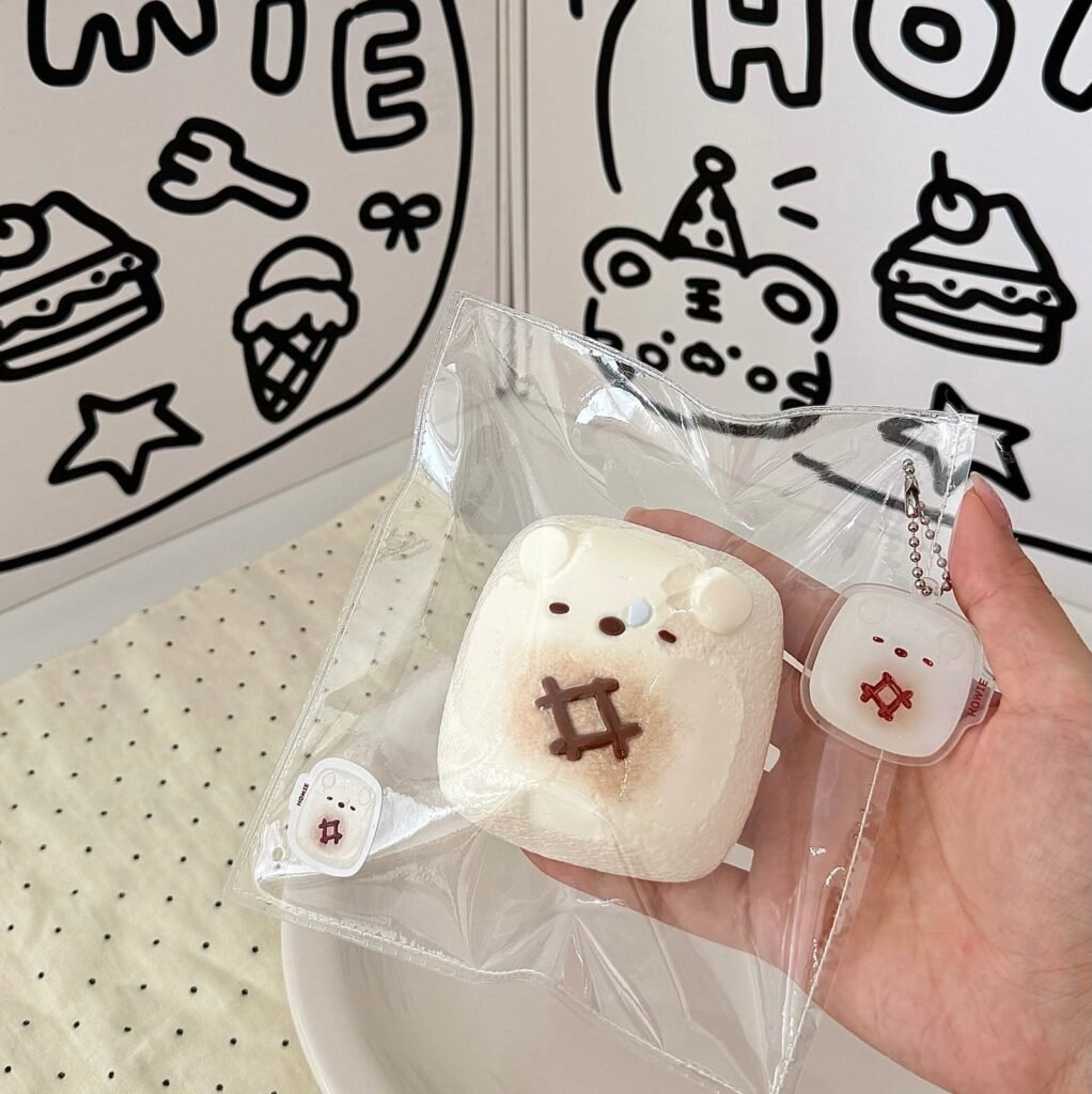 170050 Homie Studio Sniffly Bear Toasted Marshmallow (Soft Cheese Clay Texture Series) / 厚米捏捏事务所 鼻涕熊烤棉花糖（软干酪触感系列）
